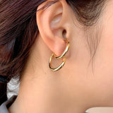 ciite' シーテ ピアス（両耳用） 立体デザインピアス イヤーカフ風 (両耳用)