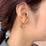 ciite' シーテ ピアス（両耳用） 立体デザインピアス イヤーカフ風 (両耳用)