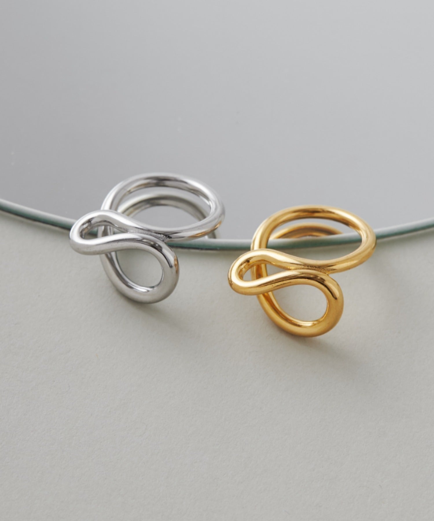 ciite' シーテ リング 【 金属アレルギー対応 】ニュアンスライン リング サージカルステンレス