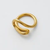 ciite' シーテ リング 【 金属アレルギー対応 】ニュアンスライン リング サージカルステンレス