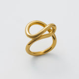 ciite' シーテ リング 【 金属アレルギー対応 】ニュアンスライン リング サージカルステンレス