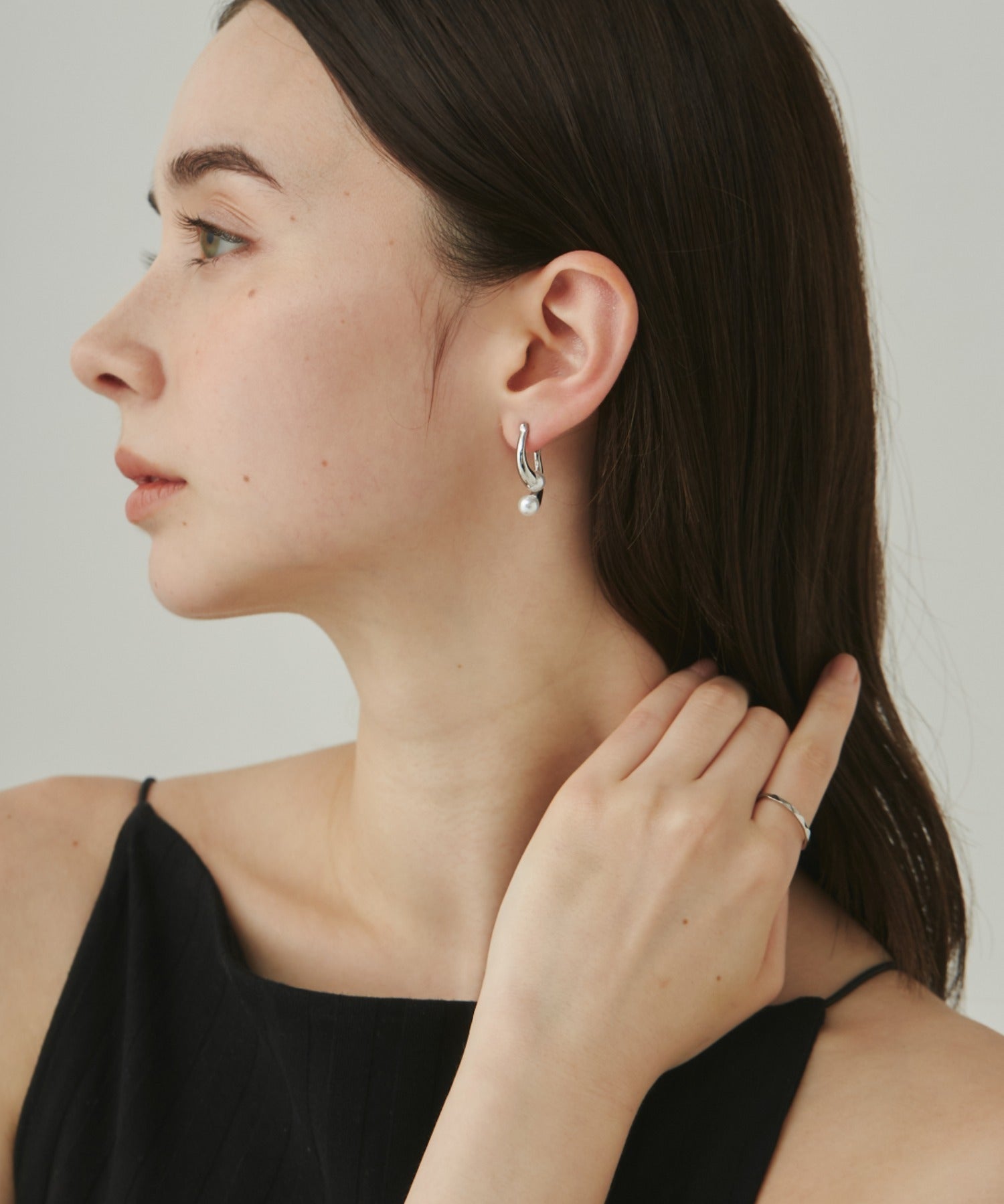 ciite' シーテ ピアス（両耳用） 【 金属アレルギー対応 】 ニュアンスパールピアス サージカルステンレス (両耳用)