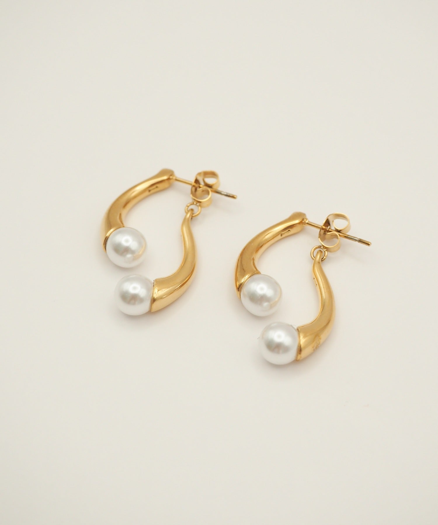 ciite' シーテ ピアス（両耳用） 【 金属アレルギー対応 】 ニュアンスパールピアス サージカルステンレス (両耳用)