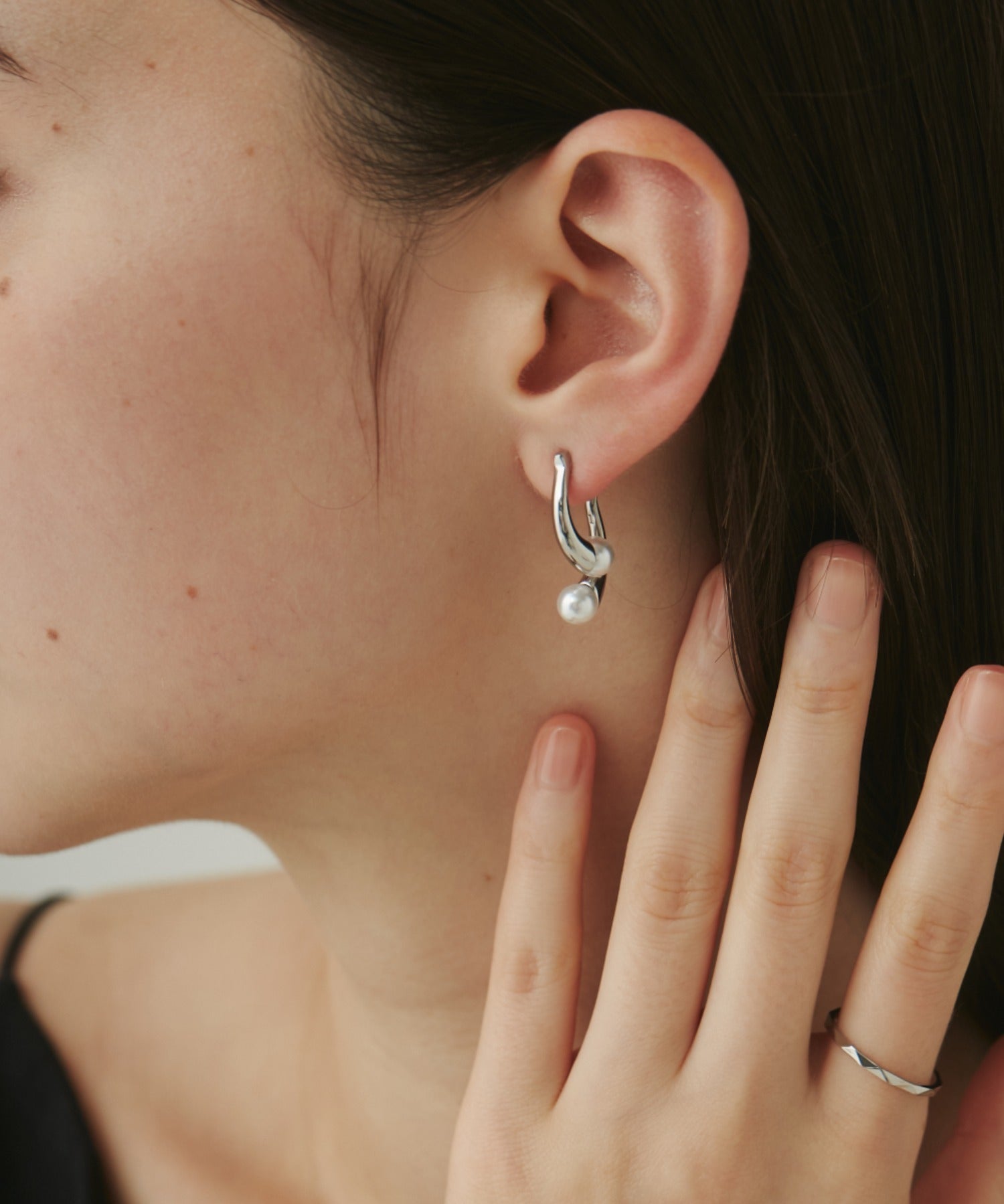 ciite' シーテ ピアス（両耳用） 【 金属アレルギー対応 】 ニュアンスパールピアス サージカルステンレス (両耳用)