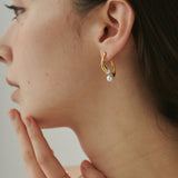 ciite' シーテ ピアス（両耳用） 【 金属アレルギー対応 】 ニュアンスパールピアス サージカルステンレス (両耳用)