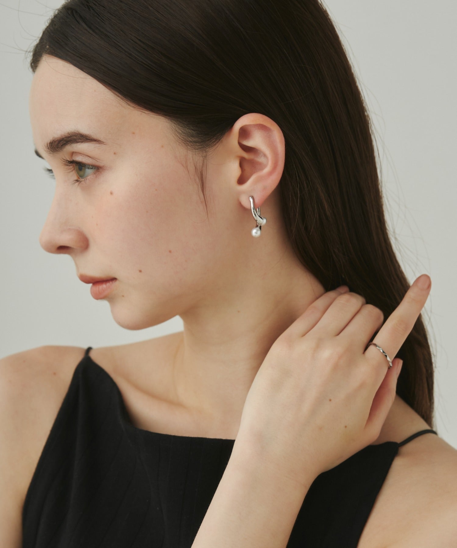 ciite' シーテ ピアス（両耳用） 【 金属アレルギー対応 】 ニュアンスパールピアス サージカルステンレス (両耳用)