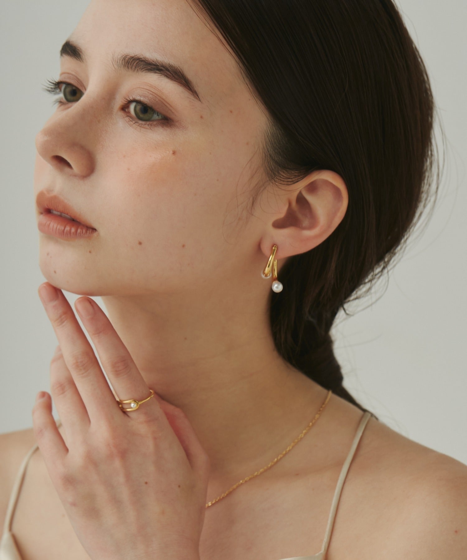 ciite' シーテ ピアス（両耳用） 【 金属アレルギー対応 】 ニュアンスパールピアス サージカルステンレス (両耳用)