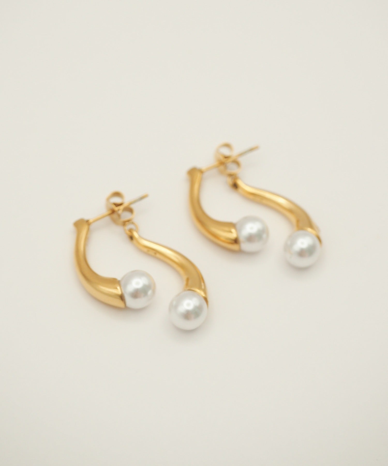 ciite' シーテ ピアス（両耳用） 【 金属アレルギー対応 】 ニュアンスパールピアス サージカルステンレス (両耳用)