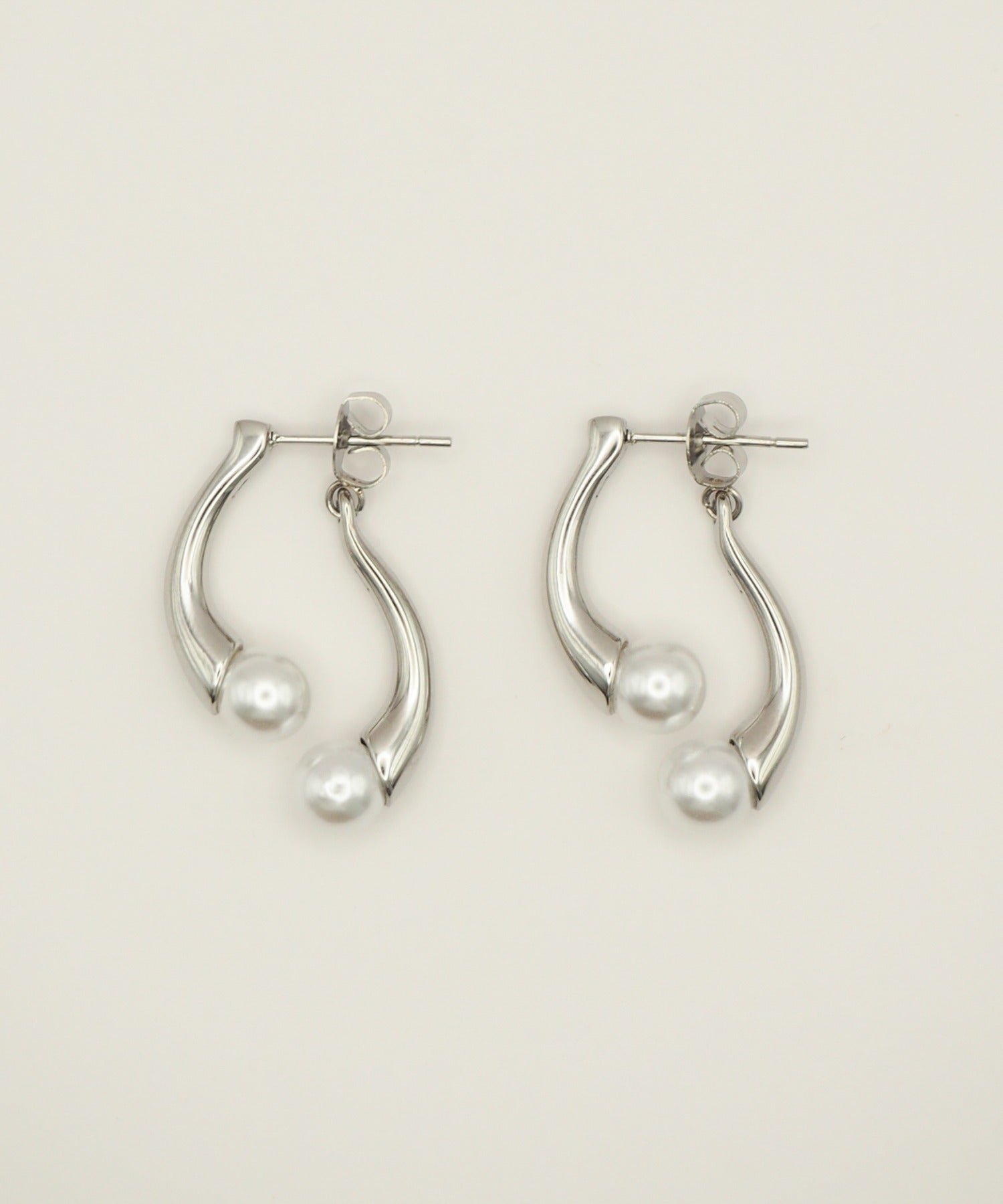 ciite' シーテ ピアス（両耳用） 【 金属アレルギー対応 】 ニュアンスパールピアス サージカルステンレス (両耳用)