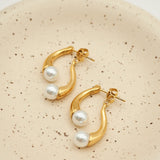 ciite' シーテ ピアス（両耳用） 【 金属アレルギー対応 】 ニュアンスパールピアス サージカルステンレス (両耳用)