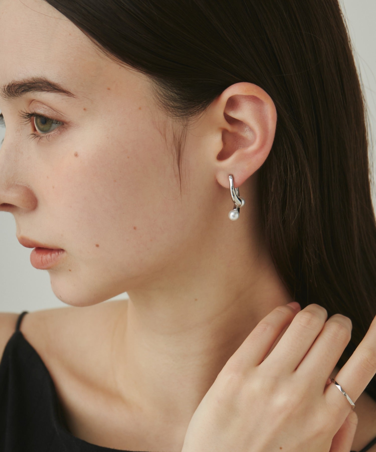 ciite' シーテ ピアス（両耳用） 【 金属アレルギー対応 】 ニュアンスパールピアス サージカルステンレス (両耳用)