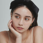 ciite' シーテ ヘアアクセサリー フレンチベロア カチューシャ ブラック FREE