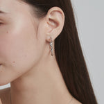 ciite' シーテ ピアス（両耳用） ねじりフープピアス (両耳用)