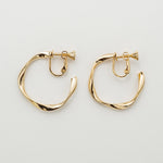 ciite' シーテ イヤリング ねじりフープイヤリング (両耳用)