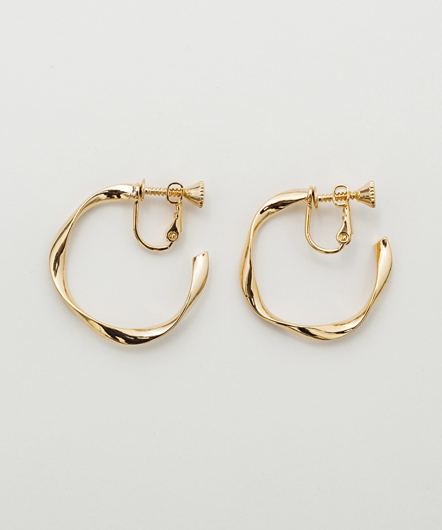 ciite' シーテ イヤリング ねじりフープイヤリング (両耳用)