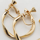 ciite' シーテ イヤリング ねじりフープイヤリング (両耳用)