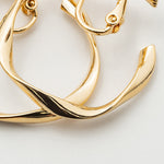 ciite' シーテ イヤリング ねじりフープイヤリング (両耳用)