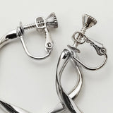 ciite' シーテ イヤリング ねじりフープイヤリング (両耳用)