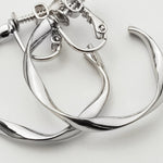 ciite' シーテ イヤリング ねじりフープイヤリング (両耳用)