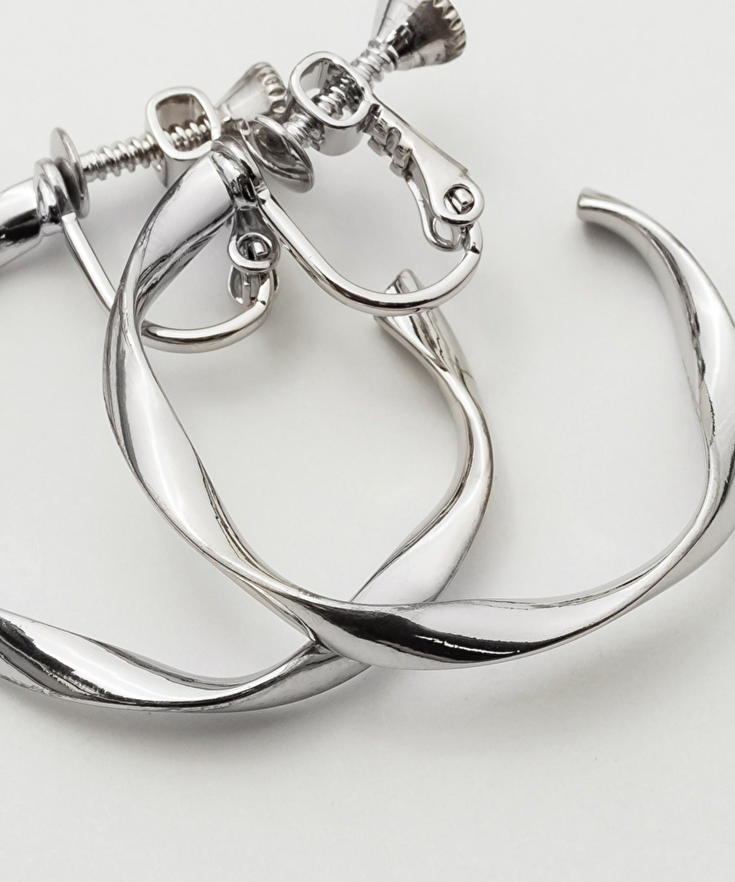 ciite' シーテ イヤリング ねじりフープイヤリング (両耳用)