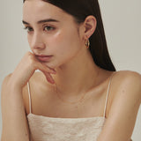 ciite' シーテ イヤリング ねじりフープイヤリング (両耳用)