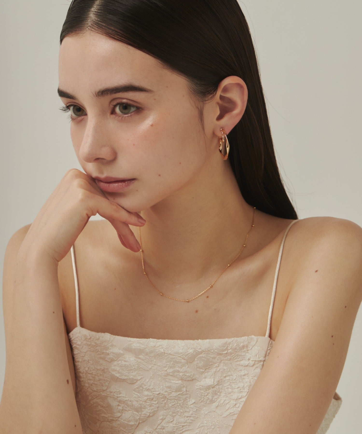 ciite' シーテ イヤリング ねじりフープイヤリング (両耳用)