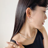 ciite' シーテ イヤリング ねじりフープイヤリング (両耳用)