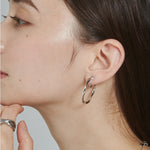 ciite' シーテ イヤリング ねじりフープイヤリング (両耳用)