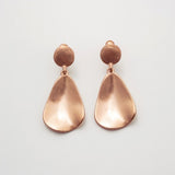 ciite' シーテ イヤリング ヘンケイプレート イヤリング (両耳用) ピンクゴールド FREE