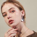 ciite' シーテ イヤリング ヘンケイプレート イヤリング (両耳用)