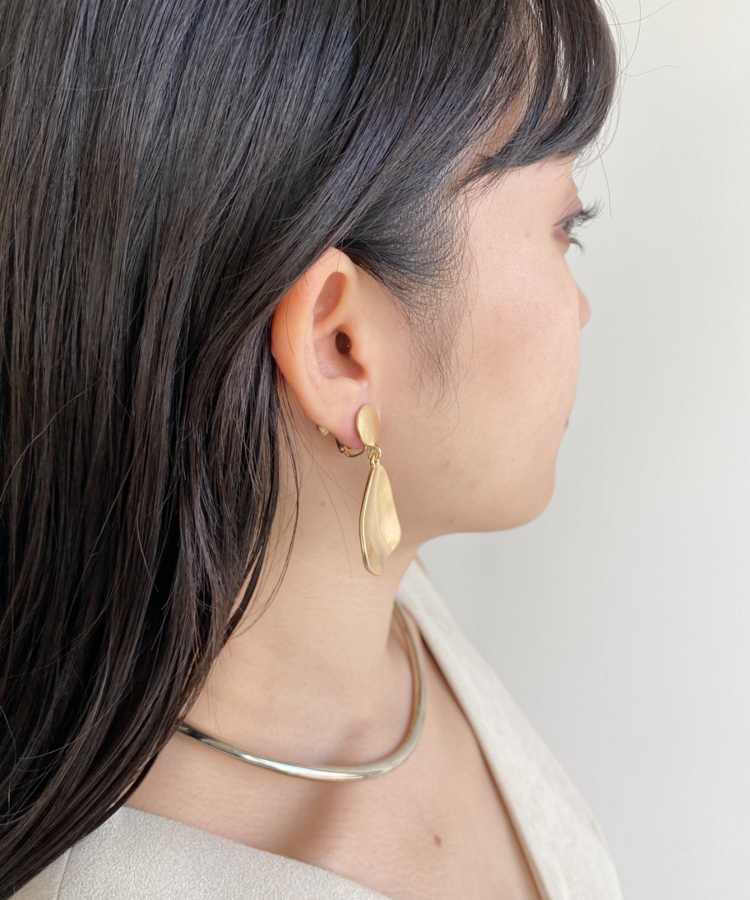 ciite' シーテ イヤリング ヘンケイプレート イヤリング (両耳用)