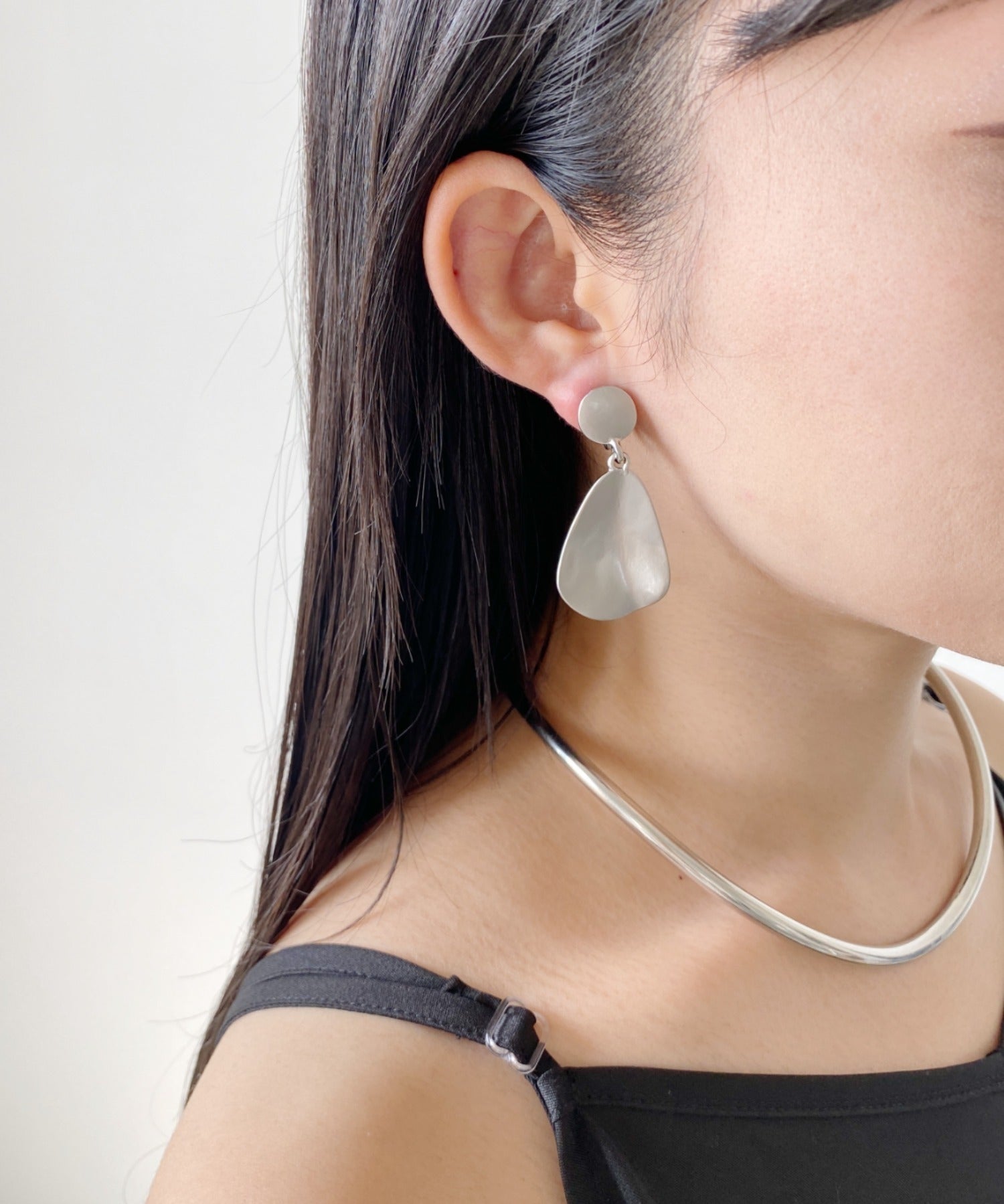 ciite' シーテ イヤリング ヘンケイプレート イヤリング (両耳用)