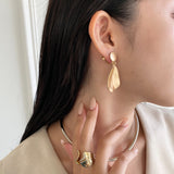 ciite' シーテ イヤリング ヘンケイプレート イヤリング (両耳用)