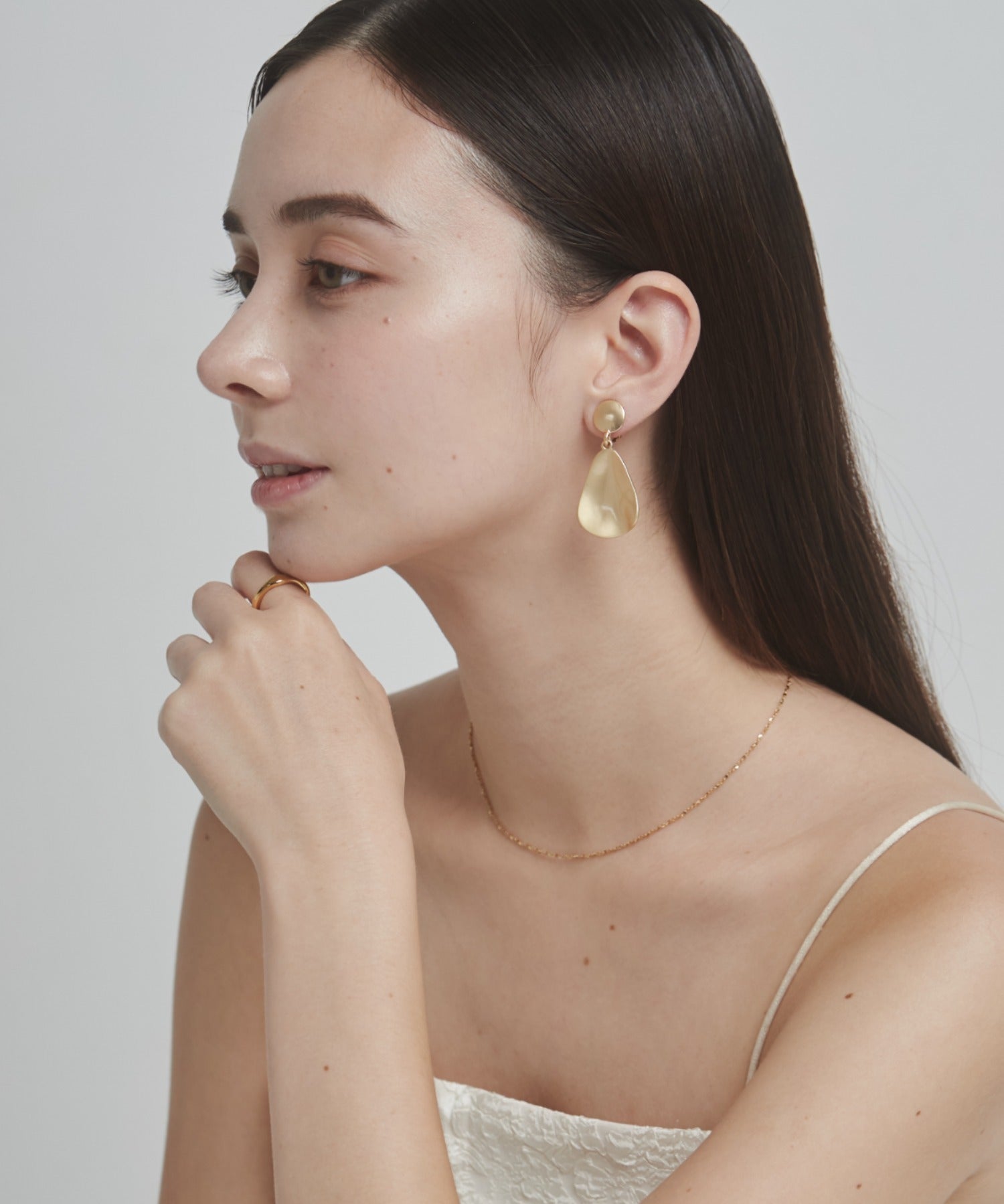 ciite' シーテ イヤリング ヘンケイプレート イヤリング (両耳用)