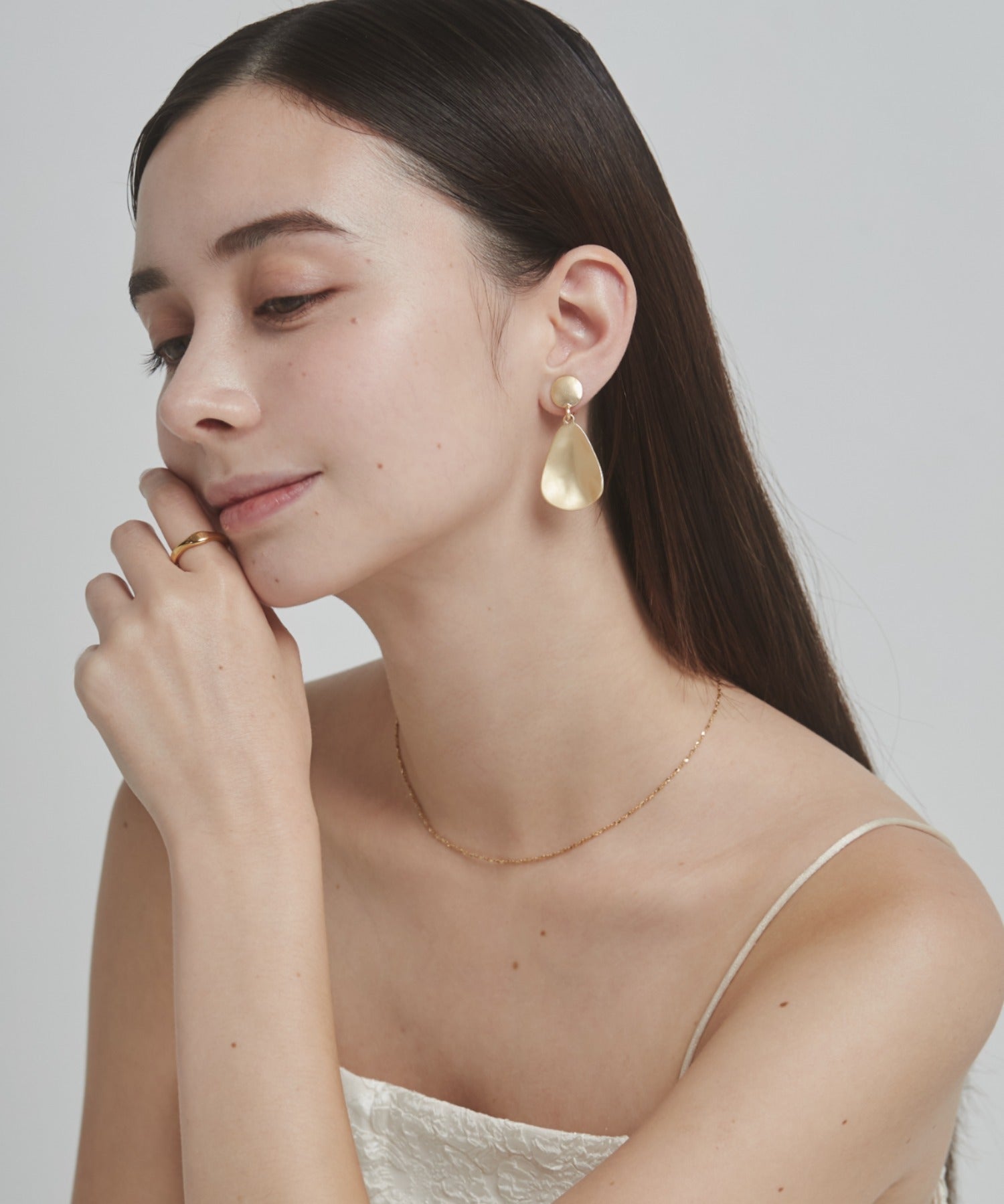 ciite' シーテ イヤリング ヘンケイプレート イヤリング (両耳用)