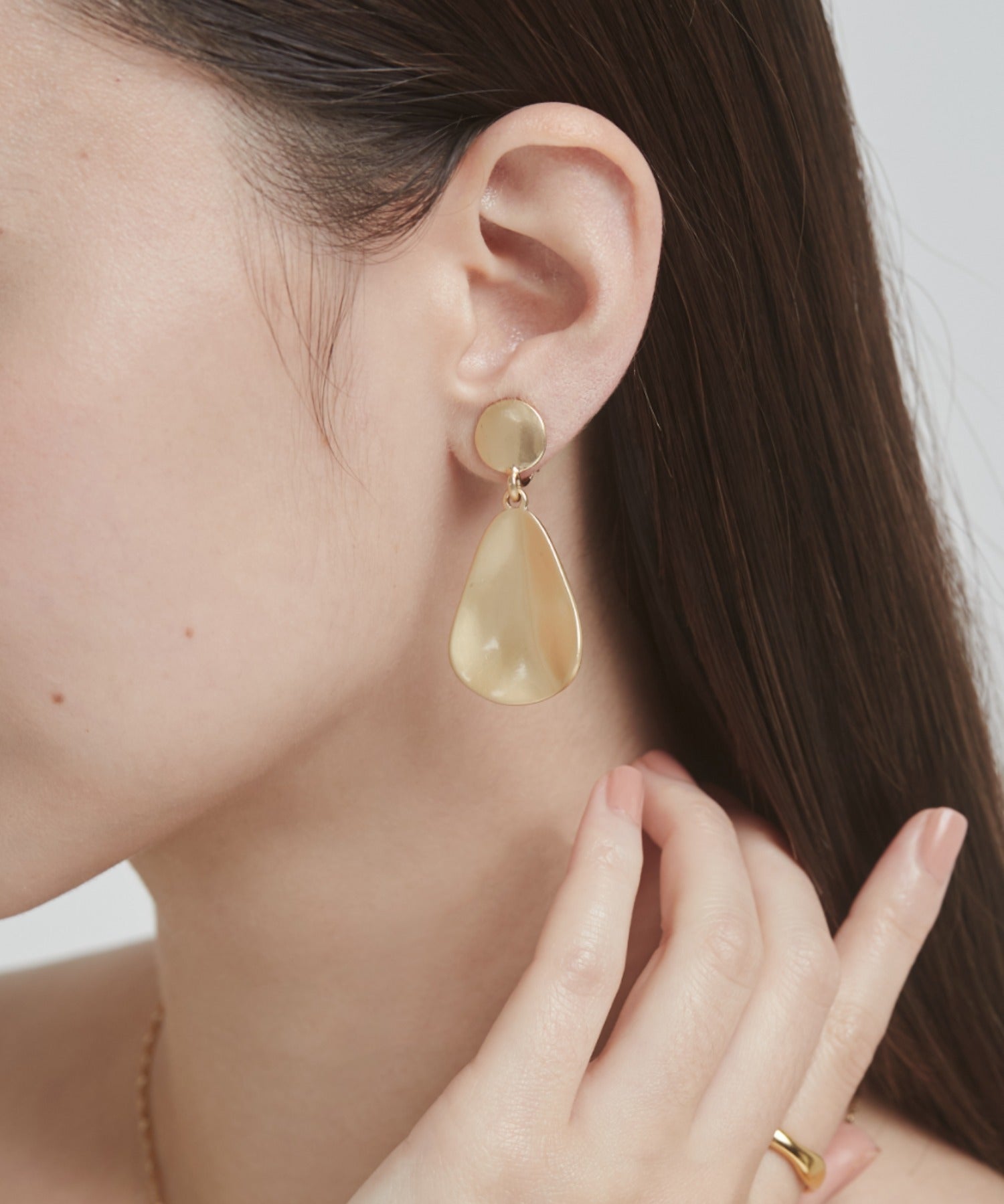 ciite' シーテ イヤリング ヘンケイプレート イヤリング (両耳用)