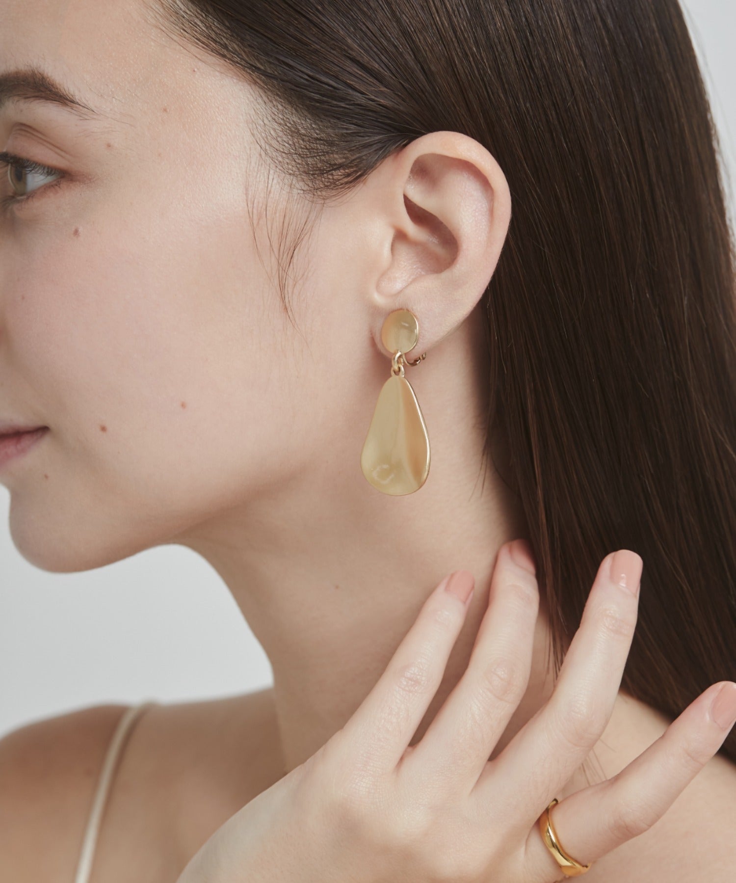 ciite' シーテ イヤリング ヘンケイプレート イヤリング (両耳用)