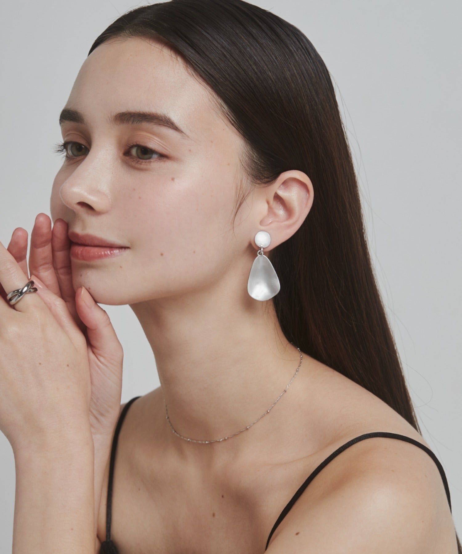 ciite' シーテ イヤリング ヘンケイプレート イヤリング (両耳用)