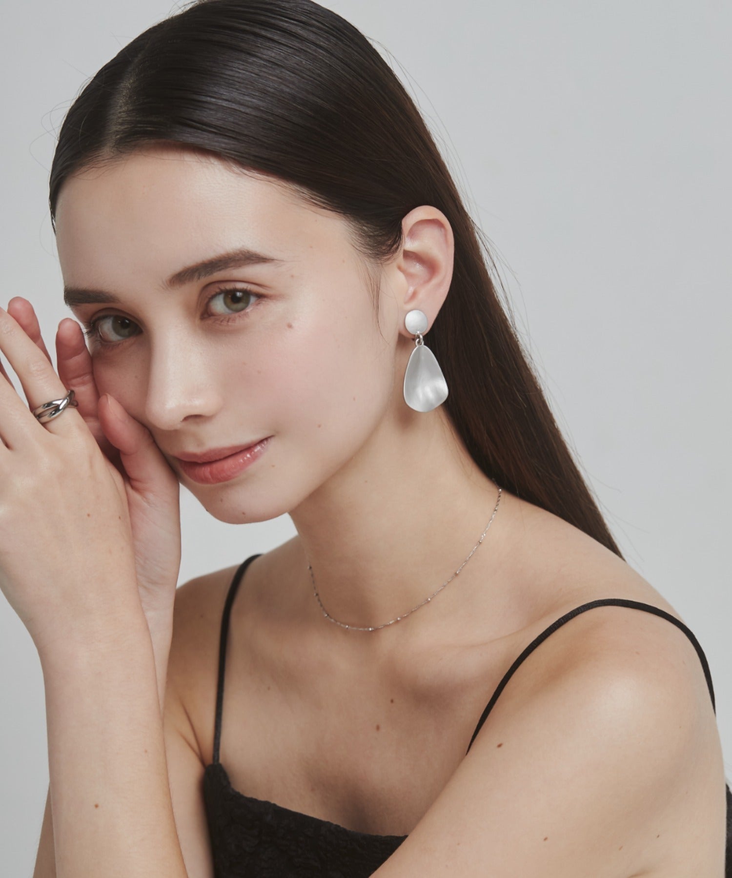 ciite' シーテ イヤリング ヘンケイプレート イヤリング (両耳用)