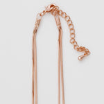 ciite' シーテ ネックレス simple double snake necklace / シンプル2連スネークネックレス