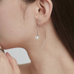 ciite' シーテ ピアス（両耳用） パールフックピアス (両耳用) シルバー FREE