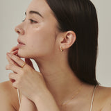 ciite' シーテ ピアス（両耳用） ドロップフープピアス / drop hoop pierce (両耳用)