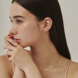 ciite' シーテ ピアス（両耳用） ドロップフープピアス / drop hoop pierce (両耳用)