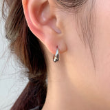 ciite' シーテ ピアス（両耳用） ドロップフープピアス / drop hoop pierce (両耳用)