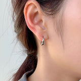ciite' シーテ ピアス（両耳用） ドロップフープピアス / drop hoop pierce (両耳用)