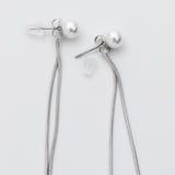 ciite' シーテ ピアス（両耳用） チェーンパールピアス (両耳用)