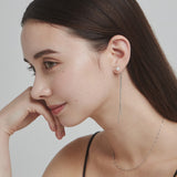 ciite' シーテ ピアス（両耳用） チェーンパールピアス (両耳用)