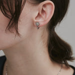 ciite' シーテ イヤリング 【 金属アレルギー対応 】 フラワーモチーフ イヤリング サージカルステンレス (両耳用)