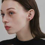 ciite' シーテ イヤリング 【 金属アレルギー対応 】 フラワーモチーフ イヤリング サージカルステンレス (両耳用)