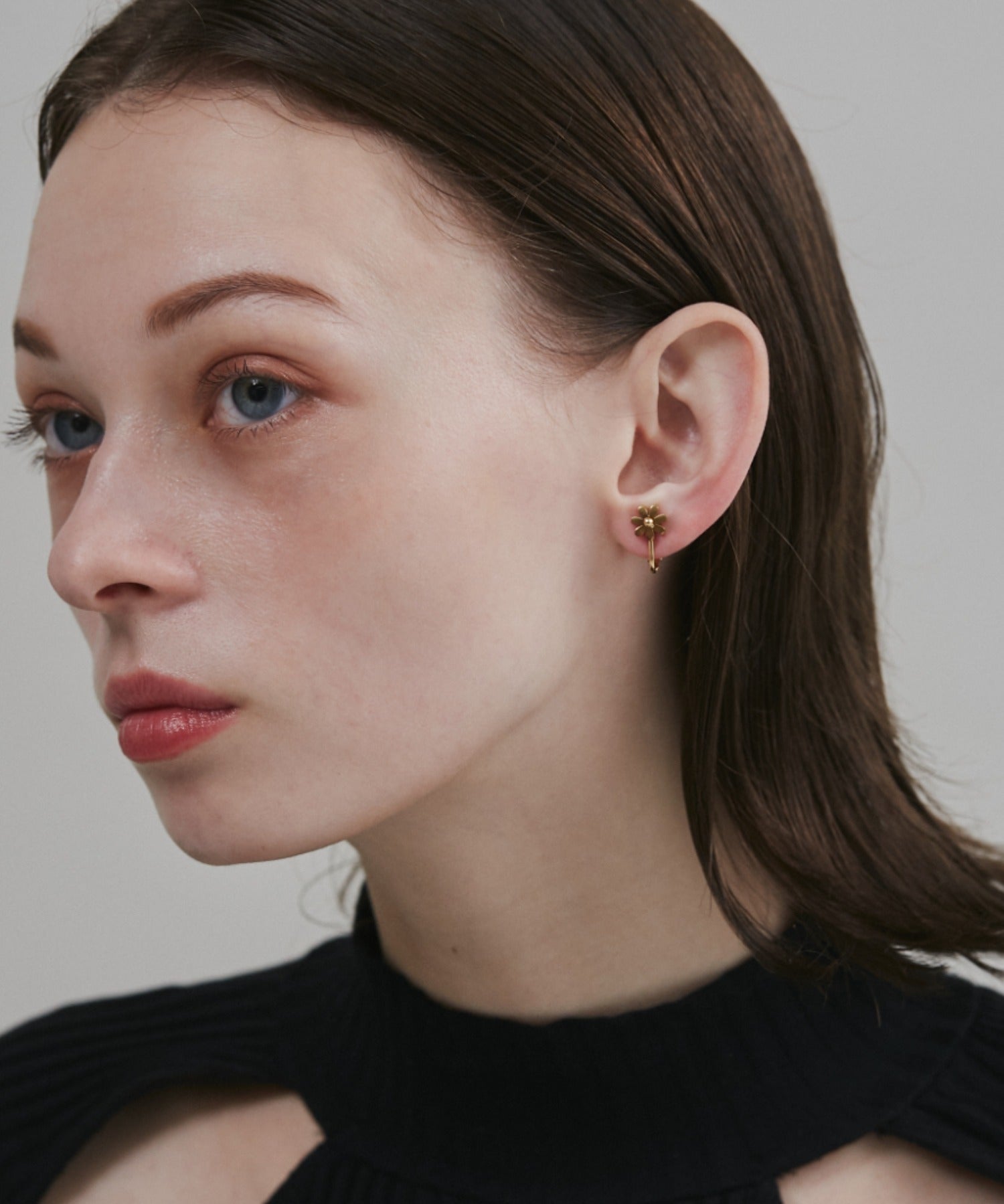 ciite' シーテ イヤリング 【 金属アレルギー対応 】 フラワーモチーフ イヤリング サージカルステンレス (両耳用)